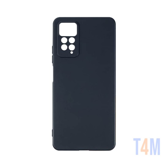 Funda de Silicona con Marco de Cámara para Xiaomi Redmi Note 11 Pro Negro